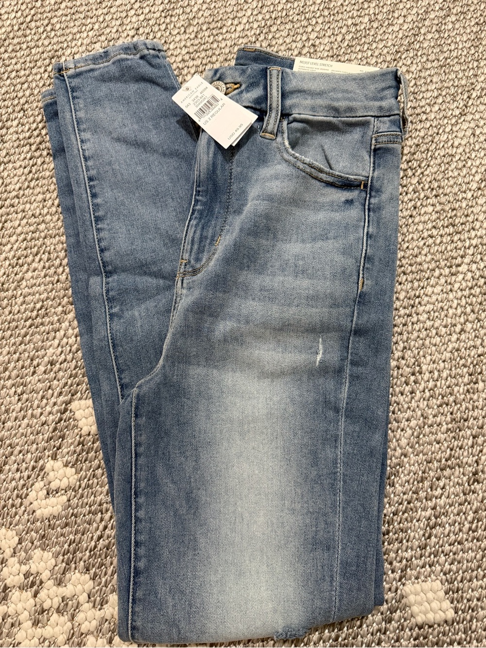 Women’s Light Blue Wash Jeans - Classic Skinny Fit